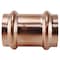 Copper Press By Tmg 1 in. x 1 in. Copper Press x Press Repair Coupling with No Stop XPRC1NS - alternate 1